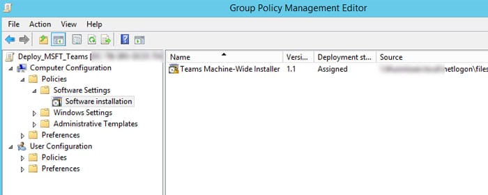 Deploy Microsoft Teams with GPO