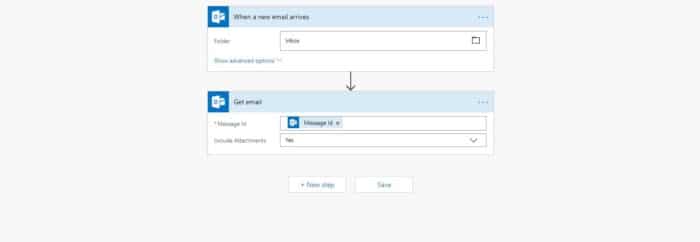 Microsoft Flow Email Attachment OCR SharePoint