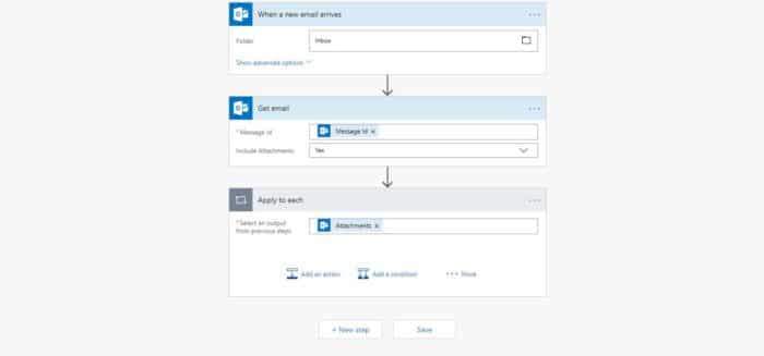 Microsoft Flow Email Attachment OCR SharePoint