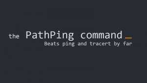 PathPing Command