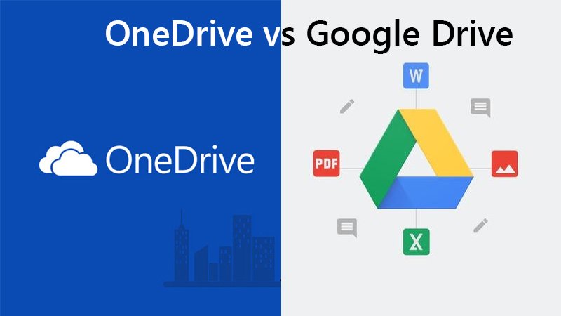 microsoft onedrive vs google drive
