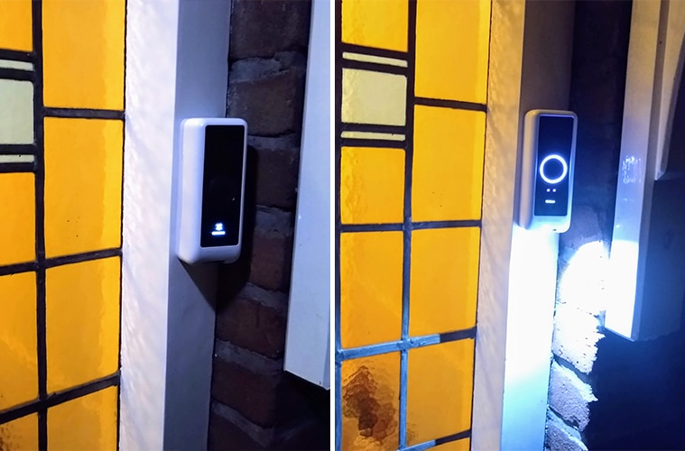 Unifi G4 Doorbell at night