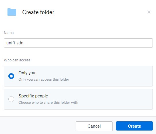 create folder in dropbox