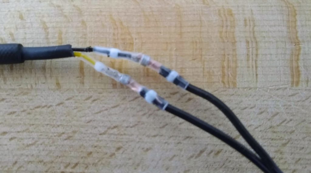 solder adapter cables