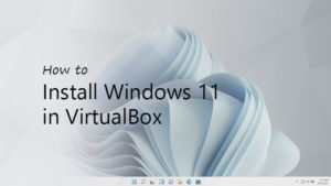 windows 11 virtualbox