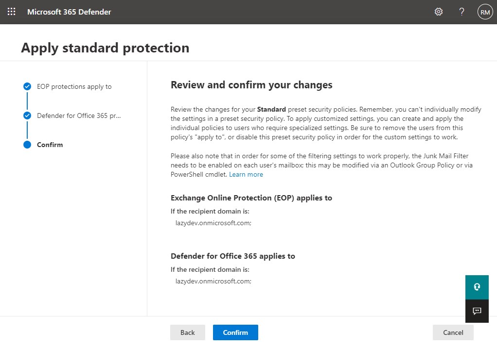 assign exchange online protection license