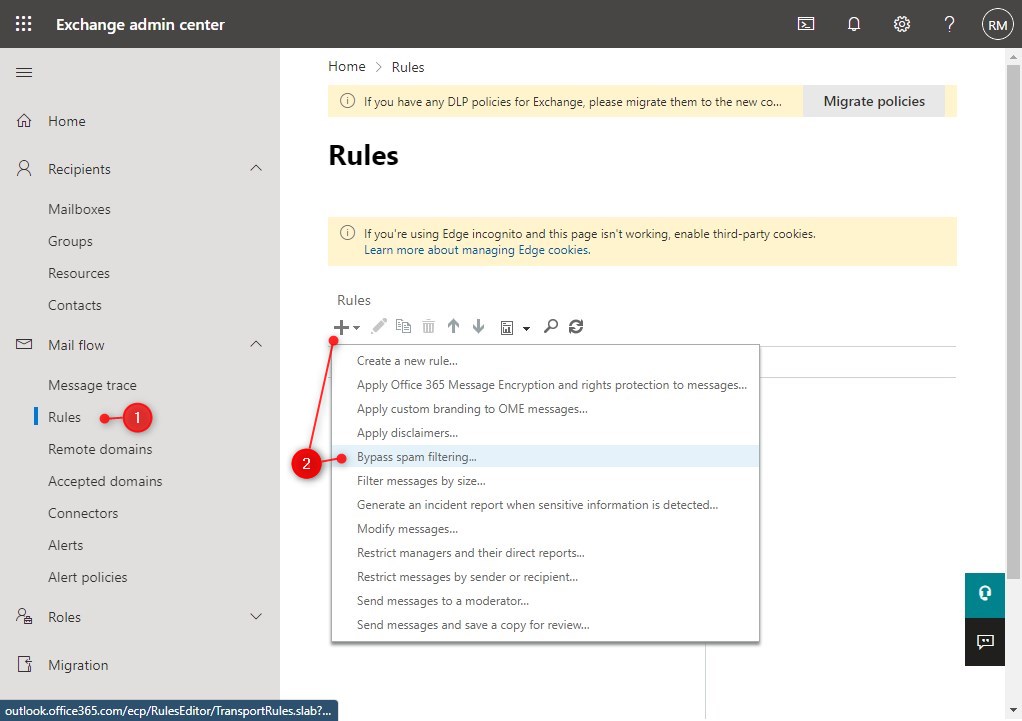 How to Whitelist an Email Address in Office 365 — LazyAdmin