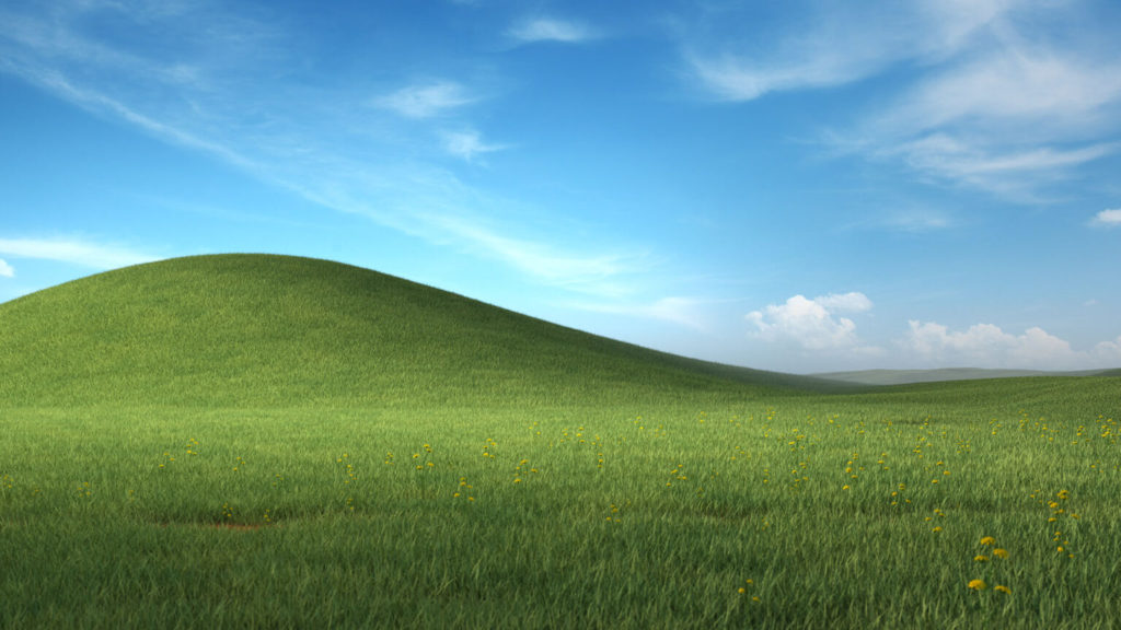 Windows XP landscape wallpaper