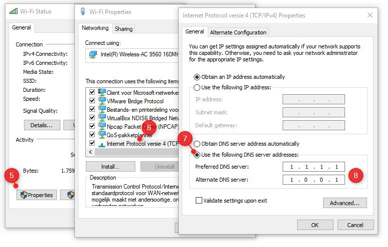 Fix err_connection_timed_out in windows 10