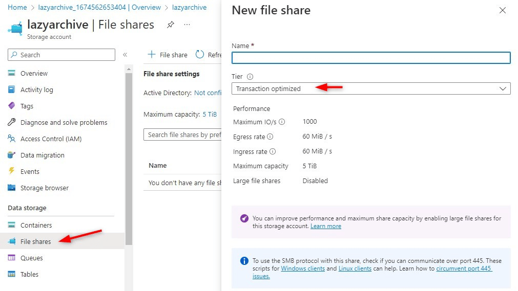 Azure File Share