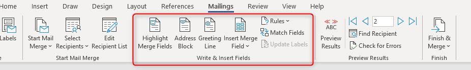 Word Mail Merge Tools