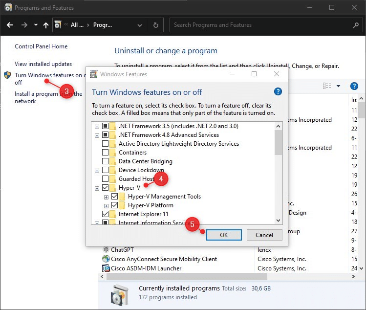 install hyper-v on Windows 10