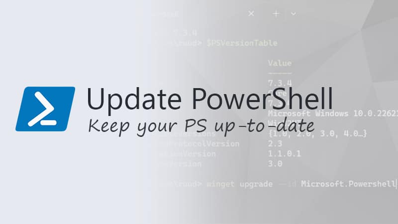 update powershell
