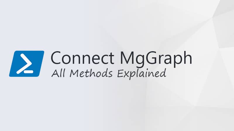 Connect MgGraph