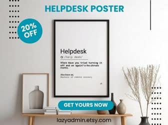 Helpdesk poster